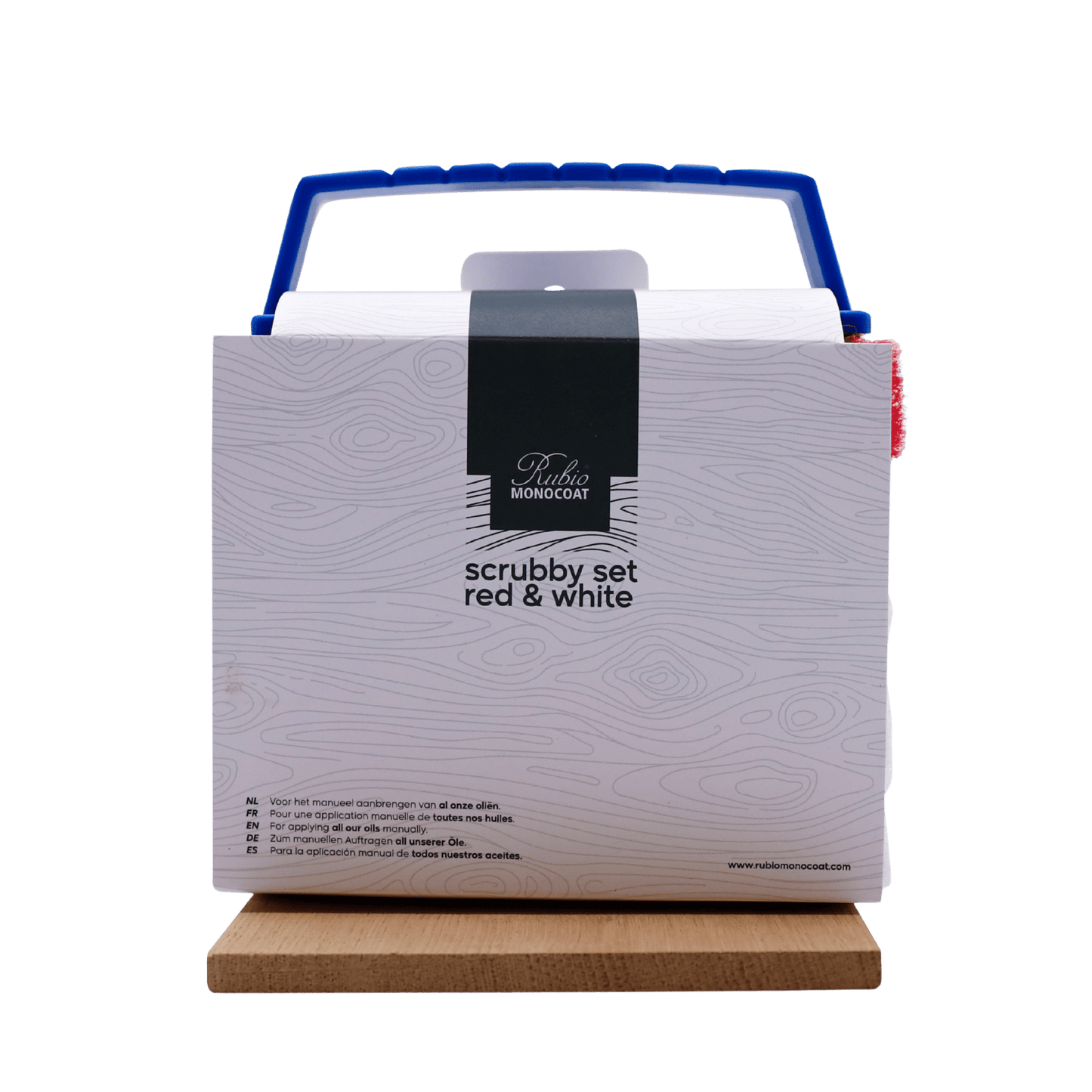 Scrubby Applicator Set Red / White