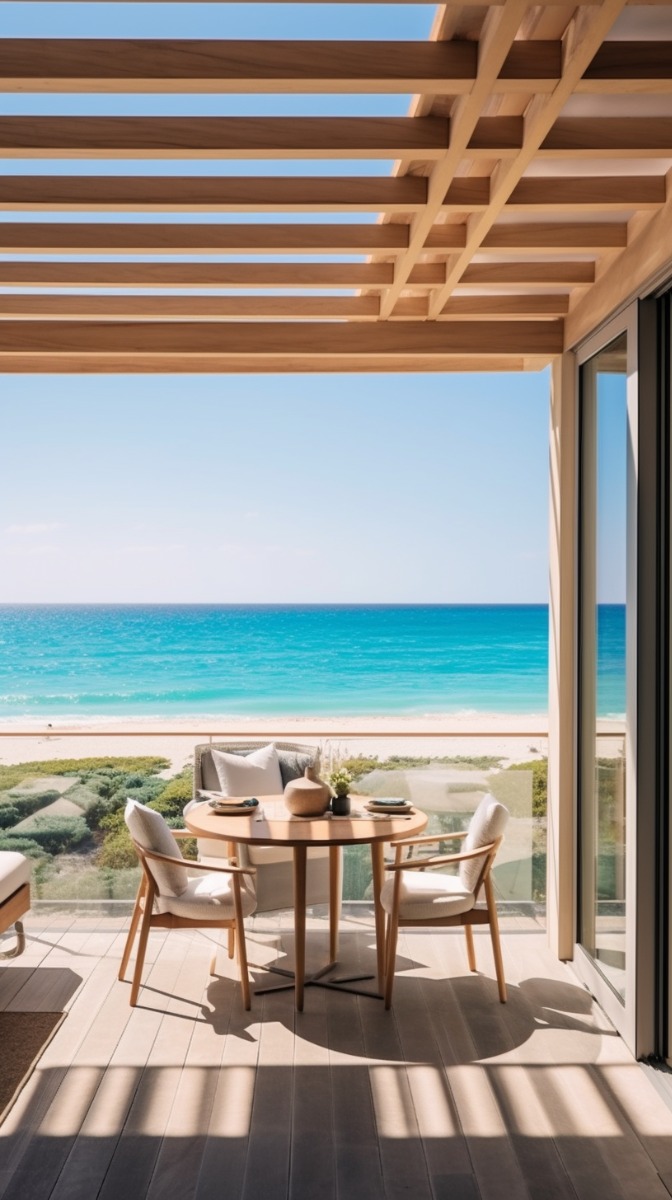 Ruhige Oase am Strand